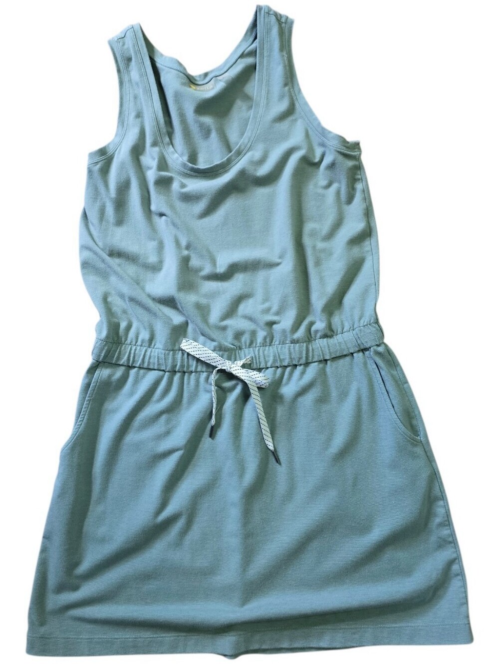 Zella Light Sage Green Drawstring Waist Casual Athletic Dress – Size Med